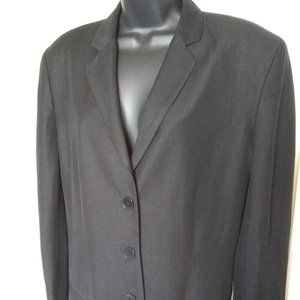 Black Linen Blazer